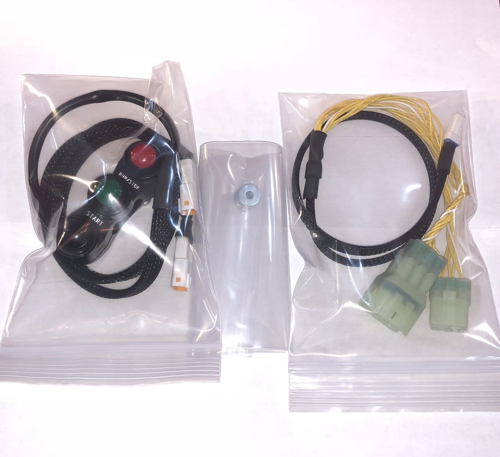 Apex Racing Three Button Race Switch + Ignition Key Bypass Harness For